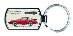 Porsche 911 Carrera Targa 1984-89 Keyring 4